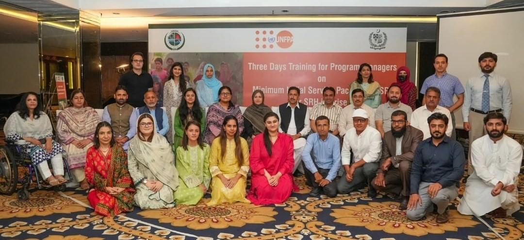 30-07-2024, Gender and Child Cell with UNFPA successfully completed a three Days training on Minimum Initial Service Package for Govt.Officials of SDMA and other Line Departments from AJK and Program Managers from INGOs and NGOs based in Islamabad from 29th - 30th of August 2024.